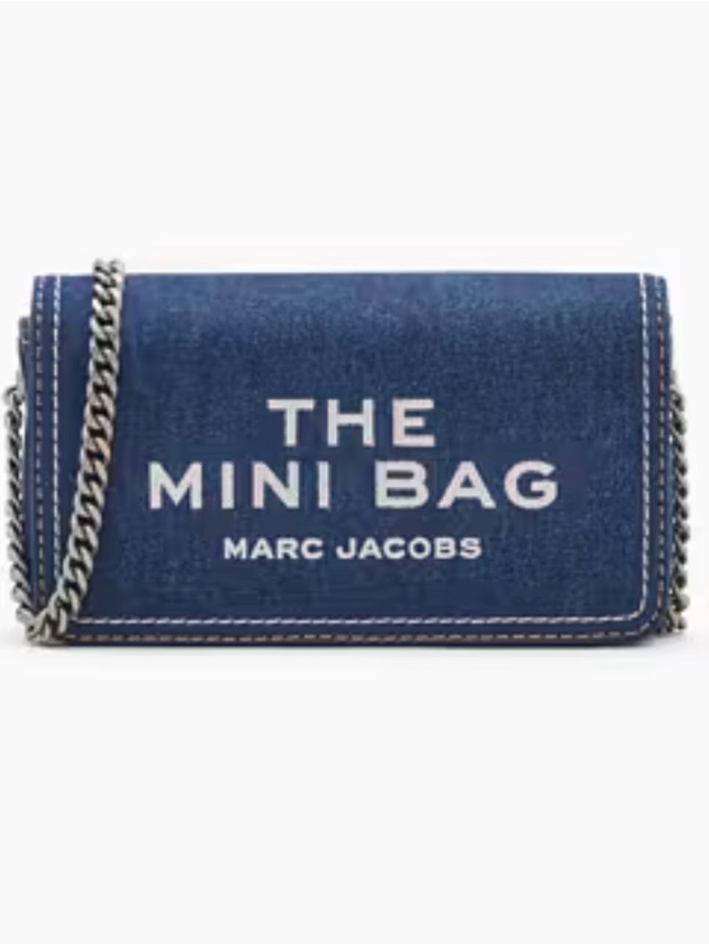 Marc Jacobs THE DENIM CHAIN MINI BAG Brand New!